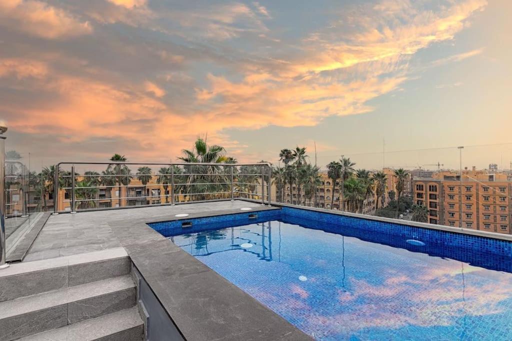 Appartement Cosy Au Coeur De Marrakech Avec Piscine Marrakesch Exterior foto