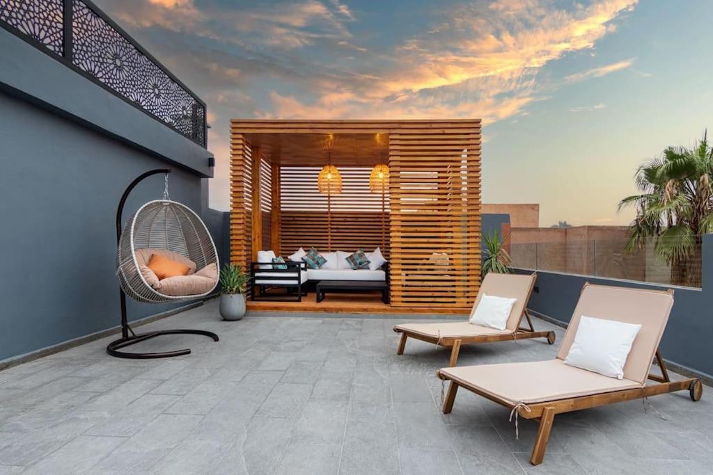 Appartement Cosy Au Coeur De Marrakech Avec Piscine Marrakesch Exterior foto